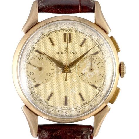 Breitling Premier 1192 chronograph gent’s gold plated watch